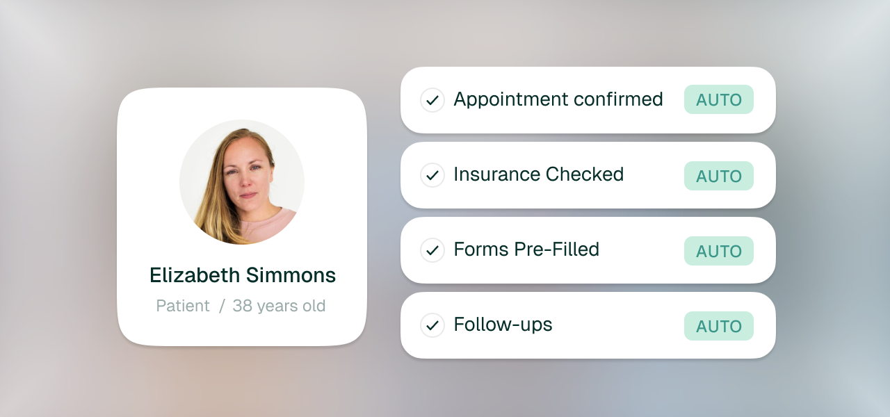 Reduce no-shows with smart reminders